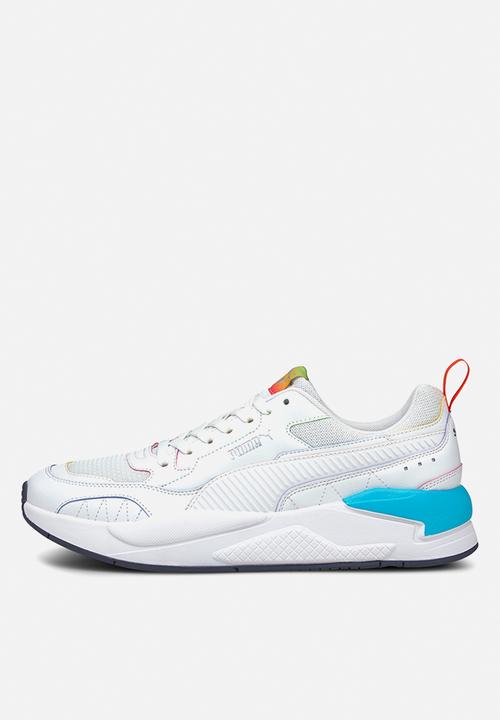 PUMA - X-ray² square rainbow - puma white-puma white-scuba blue-poppy red