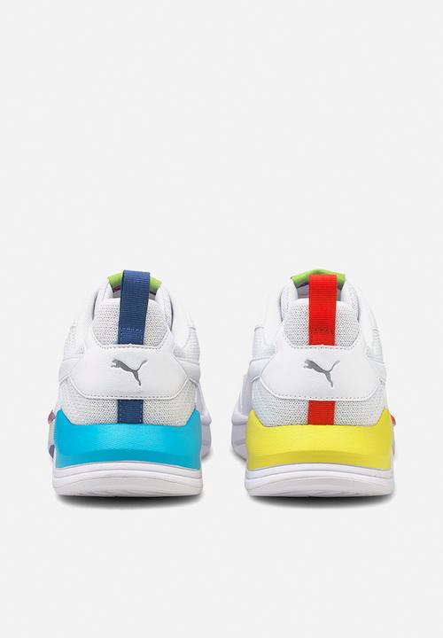PUMA - X-ray lite rainbow - puma white-puma white-celandine-scuba blue