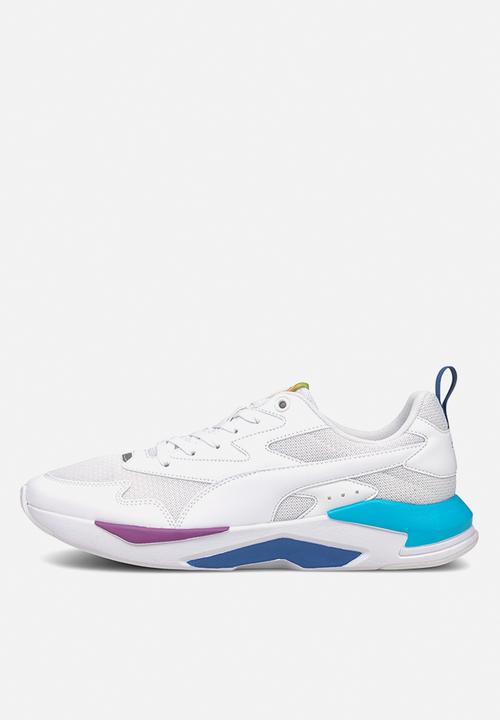 PUMA - X-ray lite rainbow - puma white-puma white-celandine-scuba blue