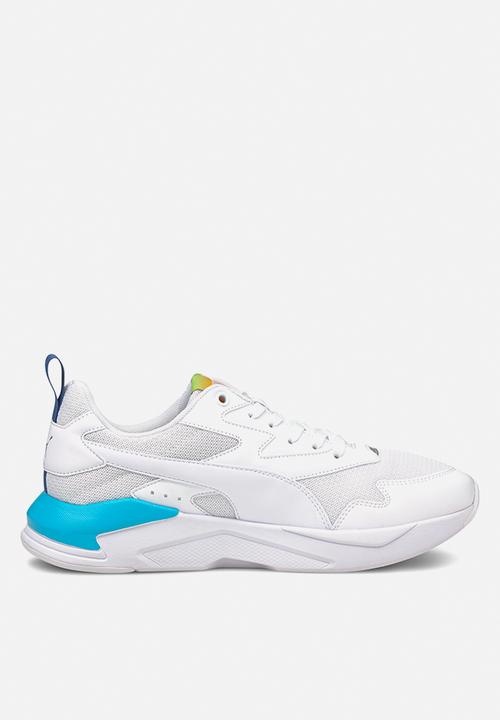 PUMA - X-ray lite rainbow - puma white-puma white-celandine-scuba blue
