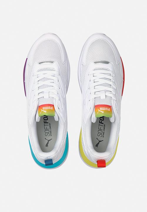 PUMA - X-ray lite rainbow - puma white-puma white-celandine-scuba blue