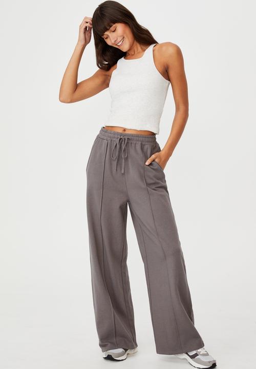 Cotton On - Kora wide leg track pants - ash grey