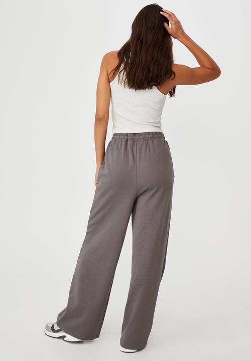 Cotton On - Kora wide leg track pants - ash grey