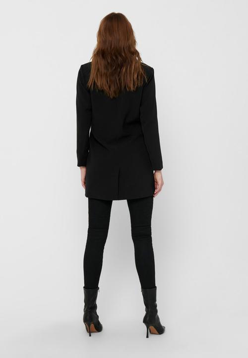 ONLY - Telina-astrid life long sleeve coatigan - black