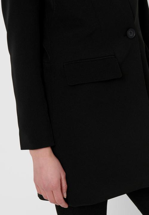 ONLY - Telina-astrid life long sleeve coatigan - black