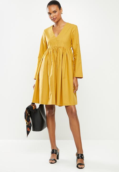 AMANDA LAIRD CHERRY - Lethaba dress -  honey brushed 