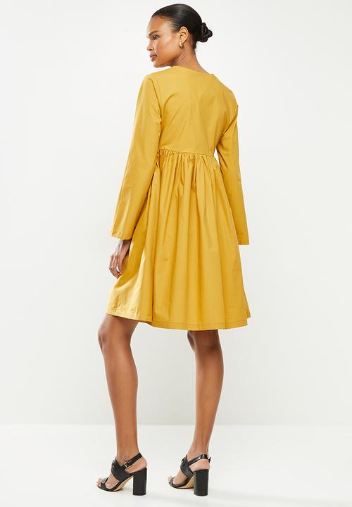 AMANDA LAIRD CHERRY - Lethaba dress -  honey brushed 