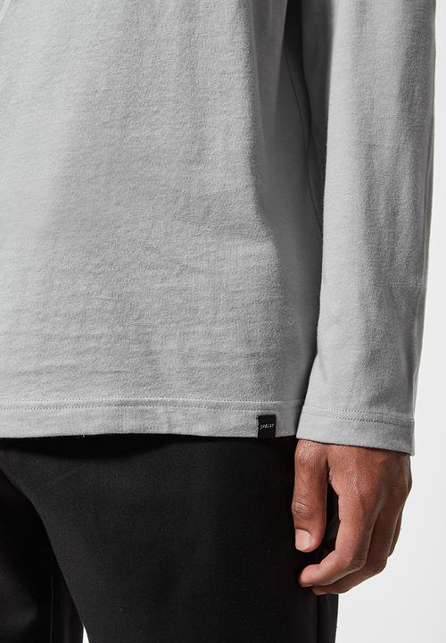 Superbalist - Milan long sleeve roll neck tee - grey