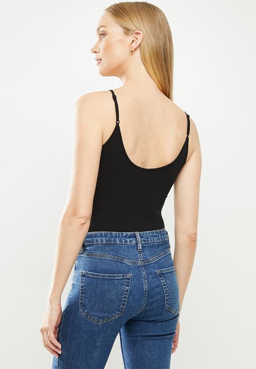GUESS - Sleeveless core tri tee - jet black