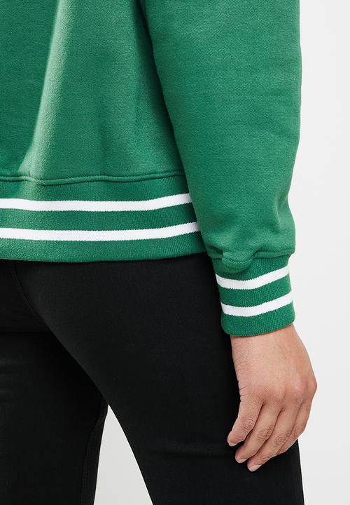 Missguided - Contrast rib sweater - green