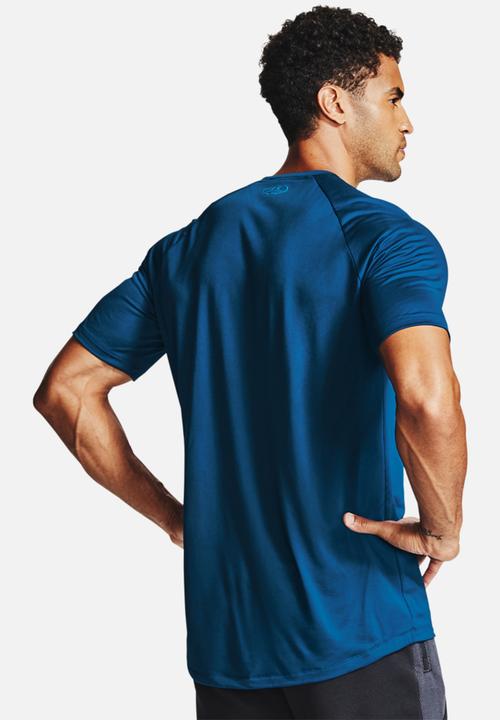 Under Armour - Ua big logo tech short sleeve tee - blue