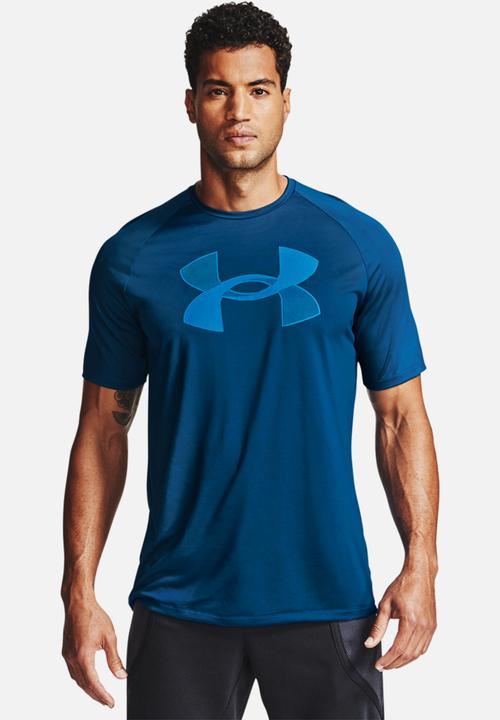 Under Armour - Ua big logo tech short sleeve tee - blue