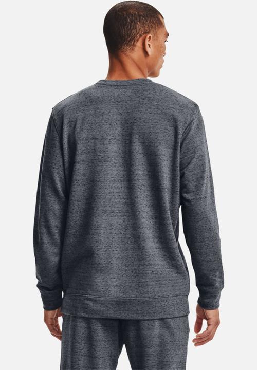 Under Armour - Ua rival terry crew - pitch grey full heather / onyx white