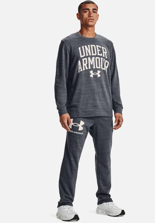 Under Armour - Ua rival terry crew - pitch grey full heather / onyx white