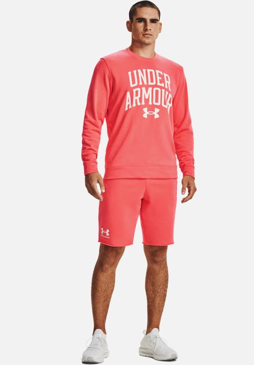 Under Armour - Ua rival terry crew - venom red / onyx white