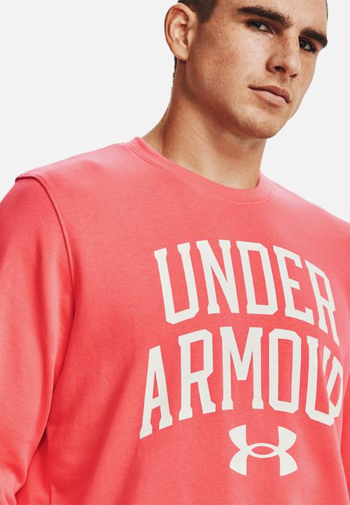 Under Armour - Ua rival terry crew - venom red / onyx white