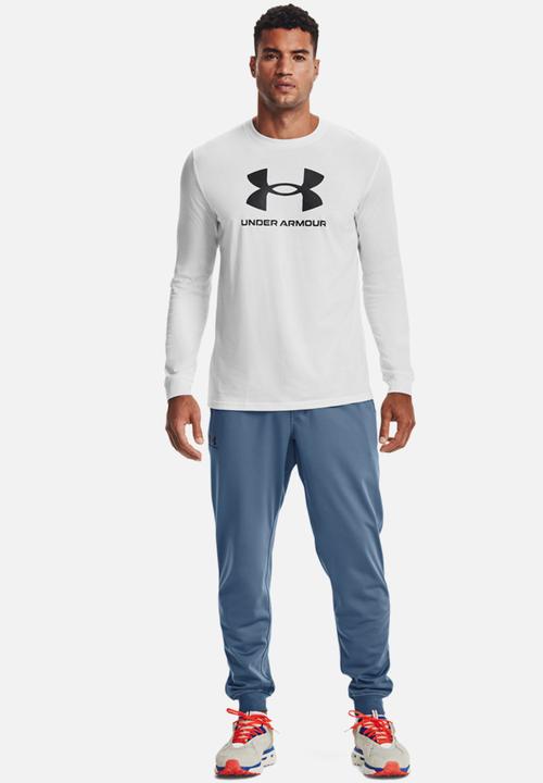 Under Armour - Ua sportstyle logo long sleeve - white & black