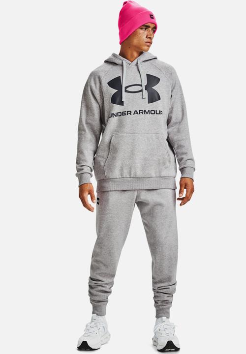Under Armour - Ua rival fleece big logo hd - mod grey light heather / black