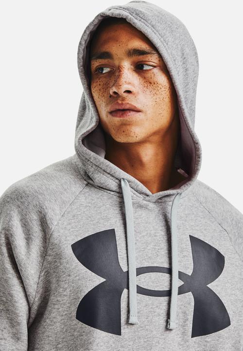 Under Armour - Ua rival fleece big logo hd - mod grey light heather / black