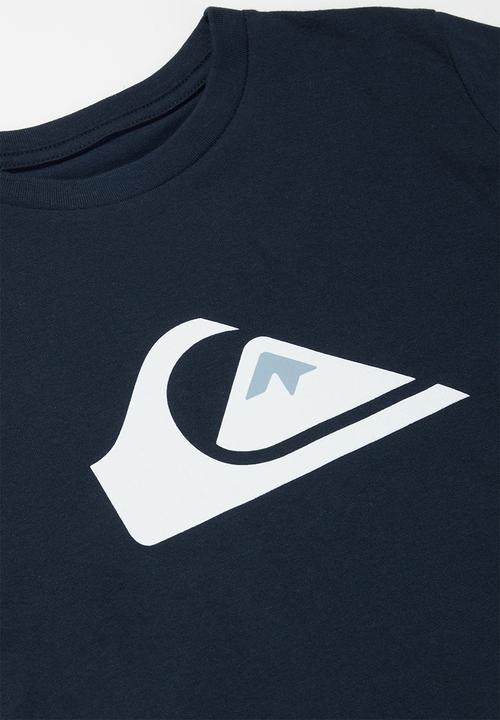 Quiksilver - Comp logo short sleeve yth - navy