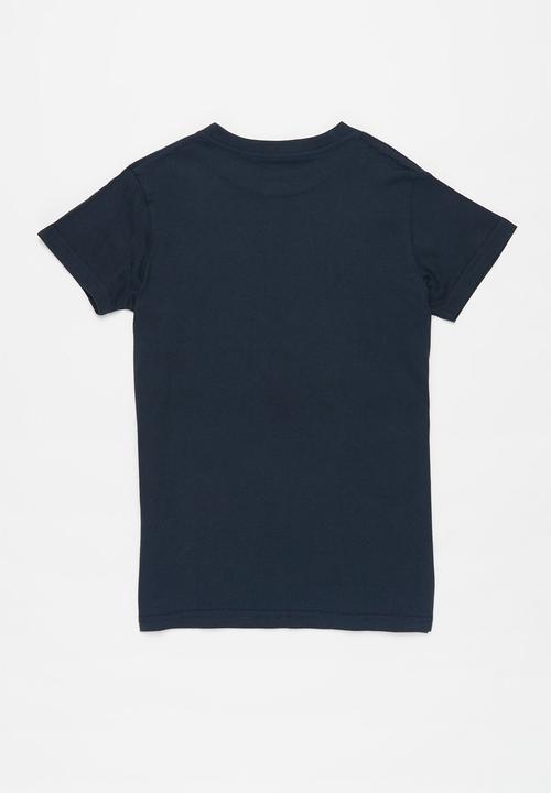 Quiksilver - Comp logo short sleeve yth - navy
