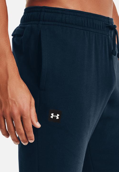 Under Armour - Ua rival fleece joggers - academy / onyx white