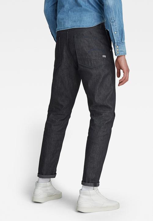 G-STAR - Grip 3D relaxed tapered jeans - black