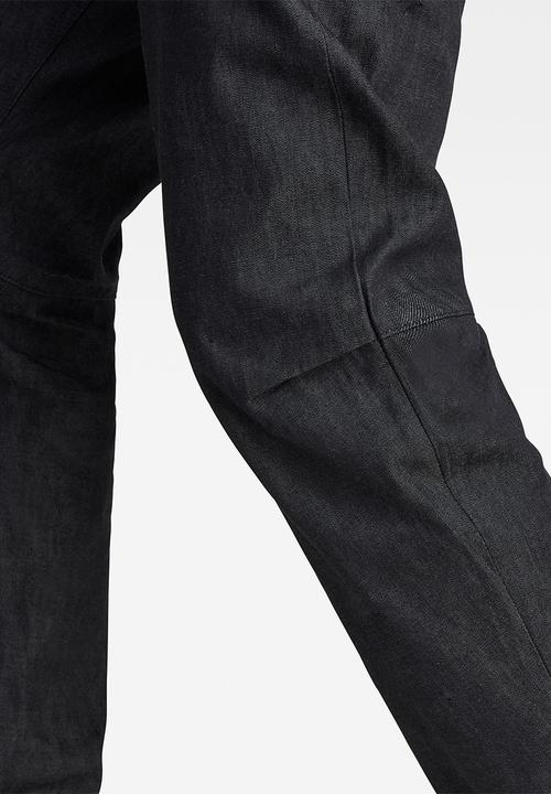 G-STAR - Grip 3D relaxed tapered jeans - black