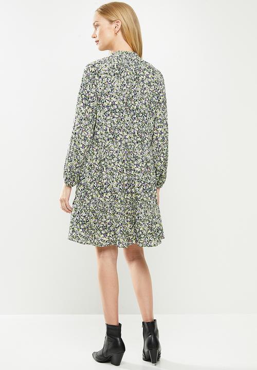 MANGO - Dress grass - green