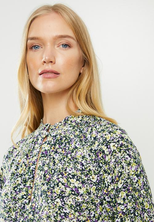 MANGO - Dress grass - green
