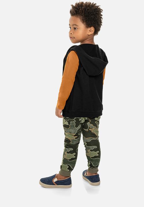 Quimby - Boys sweat vest, sweatpants & tee set - multi 