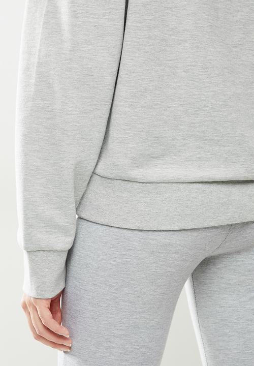 GUESS - Long sleeve bling fashion active hoodie - grey