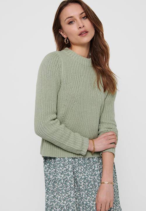 ONLY - Leela life  long sleeve pullover knit - sage