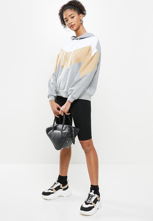 Blake - Chevron stripe hoodie - multi 
