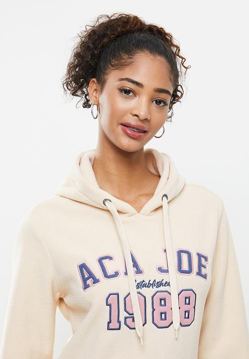 Aca Joe - Aca joe polar fleece pullover hoodie - neutral