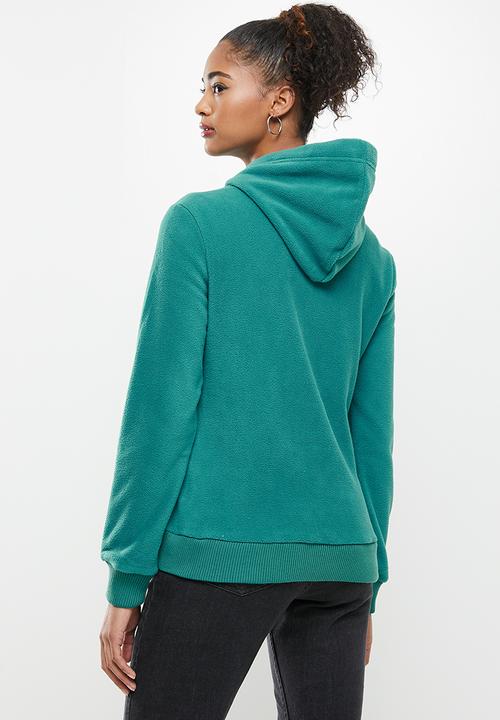 Aca Joe - Aca joe polar fleece pullover hoodie - green