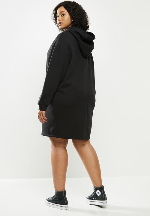 Blake - Hoodie dress-black