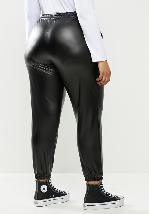 Blake - Pu jogger - black