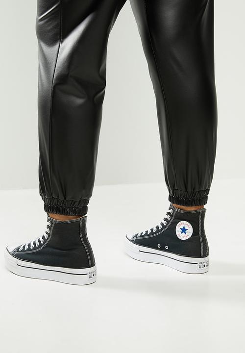 Blake - Pu jogger - black