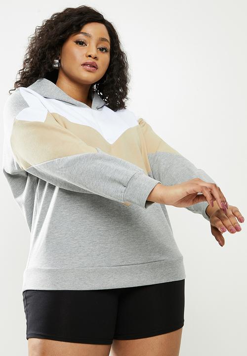 Blake - Chevron stripe hoodie - multi 