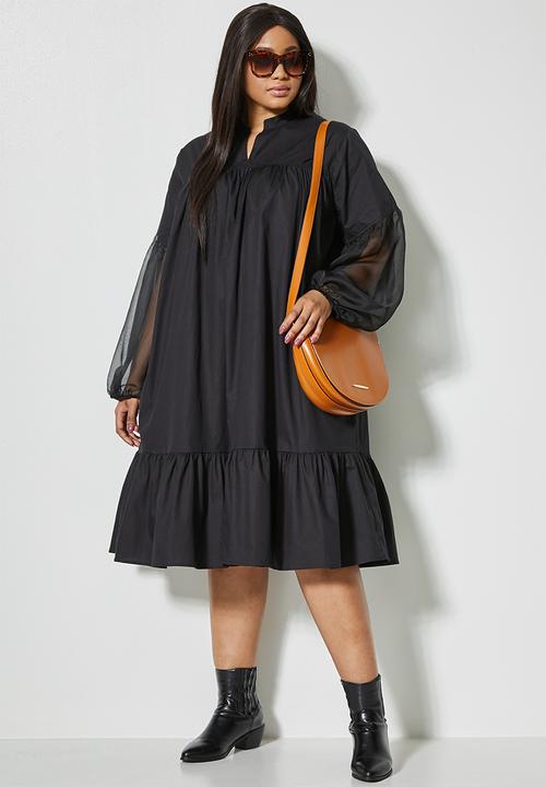 Superbalist - Keyhole tiered mini - black