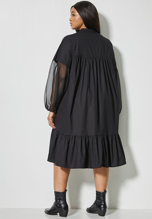 Superbalist - Keyhole tiered mini - black
