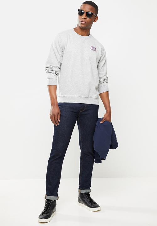 Ben Sherman - B crew top - grey