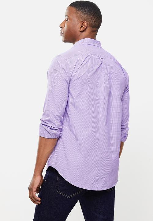 Ben Sherman - Small ging shirt - purple