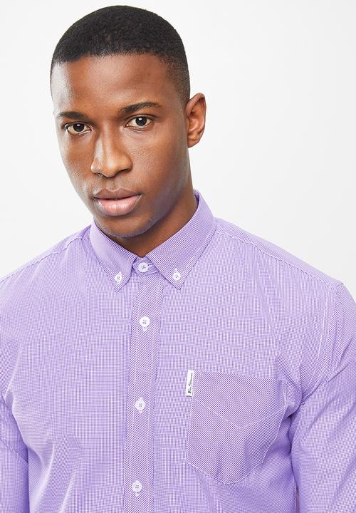 Ben Sherman - Small ging shirt - purple