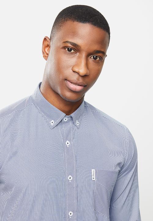 Ben Sherman - Small ging shirt - navy