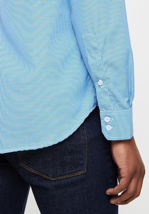 Ben Sherman - Small ging shirt - blue