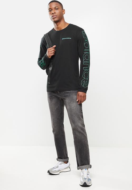 New Balance  - New Balance  sport style optiks long sleeve - black