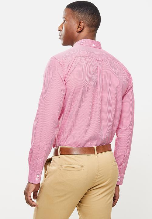 Ben Sherman - Small ging shirt - red