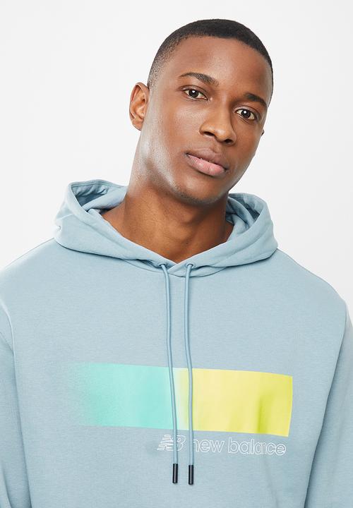 New Balance  - New Balance  sport style optiks hoodie - blue 